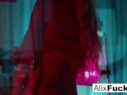 Alix takes a hot bath with a butt plug 3/16