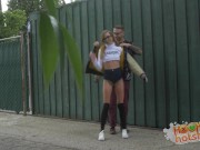 Cock Courted Cutie Kylie Nicole Face Fucked and Cunt Crammed On Date! 3/16