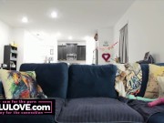 Big boobs babe dancing masturbating orgasm then live blowjob cowgirl fucking to cumshot on ass webcam show - Lelu Love 10/16