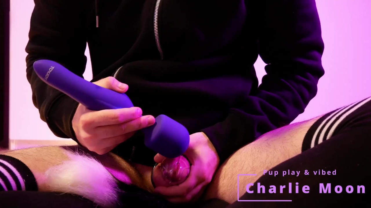 CAGED and TAIL plug PUP - Milked DOG & RUINED orgasm | Pet Play & BDSM | Charlie Moon - RedTube