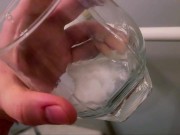 Cumming an Ounce Into a Whiskey Glass 15/16