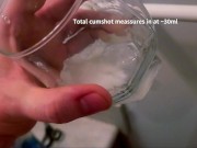 Cumming an Ounce Into a Whiskey Glass 16/16