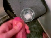 Cumming an Ounce Into a Whiskey Glass 7/16