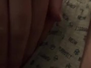 Fingering my tight pink pussy homemade 8/16