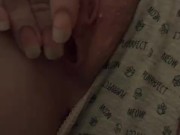 Fingering my tight pink pussy homemade 9/16