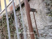 Cute girl fucked hard in an abandoned building - Public Sex - KLX 1/16