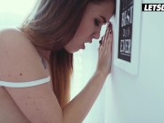 Sweet Lesbian Sex On Valentine's Day With Misha & Sicilia - A GIRL KNOWS 9/16