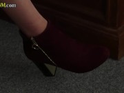 CFNM redhead femdom babe jerks cock 16/16