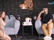 Sara Blonde se ENOJA con su novio en la entrevista | Crispasquel 10/16