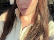 Wintery Tim Horton's Drive Thru Visit with My Pornhub Vibrator!! 1/16