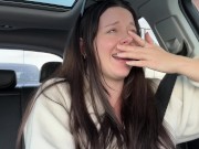 Wintery Tim Horton's Drive Thru Visit with My Pornhub Vibrator!! 14/16