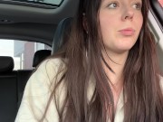 Wintery Tim Horton's Drive Thru Visit with My Pornhub Vibrator!! 15/16