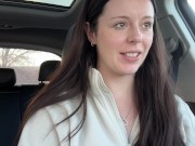 Wintery Tim Horton's Drive Thru Visit with My Pornhub Vibrator!! 2/16