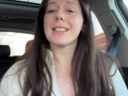 Wintery Tim Horton's Drive Thru Visit with My Pornhub Vibrator!! 6/16