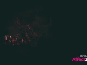 Redhead wizard having sex with a big tits futanari succubus in a 3d animation 1/16