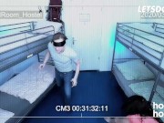 Naughty Brunette Freya Dee Has Her Tight Pussy Banged By Blindfolded Roommate - HORNY HOSTEL 5/16