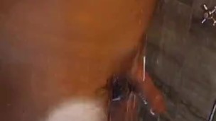 Playing with my dick in the shower