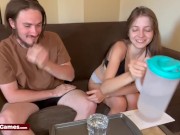 Drip Cup Game with a Hot Couple 4/16