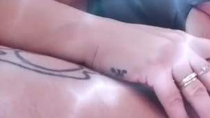 my step mom likes to have two cocks to suck, she always wants someone available.