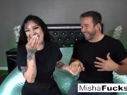 Gorgeous Big Tittied Brunette Loves Taking Cock 3/16