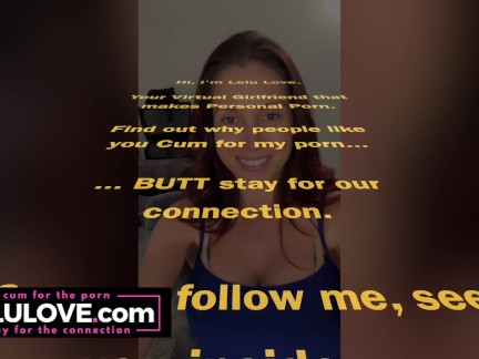 Big boobs babe singing nude, behind the scenes cumshot on ass, matching lingerie, dress with crotch hole - Lelu Love