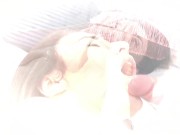 Sam Bourne gives me a huge facial after a good stretching! 13/16