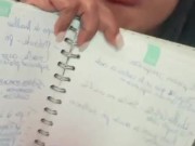 Slutty, horny, but always studious girl. 14/16