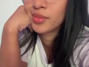 Slutty, horny, but always studious girl.