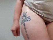 Moaning Milf fucks a sex doll