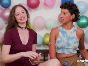 Ersties - Hot Lesbians Talk About Fetishes Before Having an Orgy 7/16
