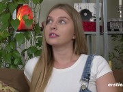 Ersties - Hot Blonde Babe Gets off With a Hitachi While Sticking a Finger Inside 11/16