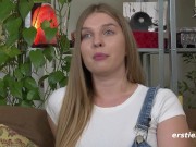 Ersties - Hot Blonde Babe Gets off With a Hitachi While Sticking a Finger Inside 13/16