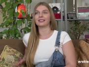 Ersties - Hot Blonde Babe Gets off With a Hitachi While Sticking a Finger Inside 5/16