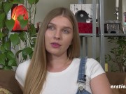 Ersties - Hot Blonde Babe Gets off With a Hitachi While Sticking a Finger Inside 7/16