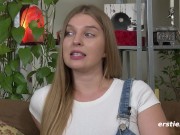 Ersties - Hot Blonde Babe Gets off With a Hitachi While Sticking a Finger Inside 9/16