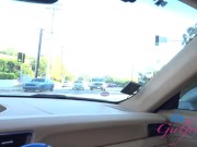 GFE hook with Asian Jade Kimiko sucking that cock in the car POV #roadhead 1/16