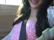 GFE hook with Asian Jade Kimiko sucking that cock in the car POV #roadhead 2/16