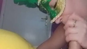 On my mother-in-law's birthday we fucked like crazy and she spat my delicious sperm in her mouth