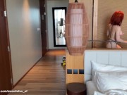 A Beautiful Red-Haired Stranger Was Refused, But Still Came To My Room For Sex 16/16