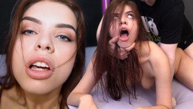 USED LIKE MEAT - Aggressive TIKTOK Slut Loves It Rough - Emily Mayers