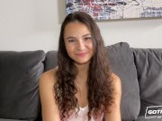 Skinny brunette cutie cannot wait to get creampied 12/16