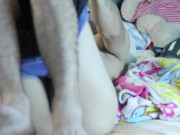 chico vergon de 20 cm derrama mucha leche despues de una paja para sus fans 3/16