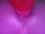 CloseUp Anal Fucking With THRUSTING GRAVITY DILDO