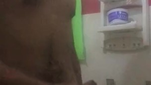 en el baño
