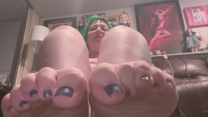 POV | tattooed | amateur | BBW | foot fetish