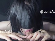 Luna Aoki kept fucking his dick with her big boobs after he gave her a good milk all over her mouth 6/16