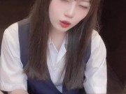 【English sub】机の下で手コキのご褒美をくれる秘書を雇ったら仕事がはかどる/hentai/日本素人美女/個人撮影/裏垢/亀頭責め/寸止め/M男【ゆなぱんちゃんねる】 2/16