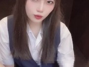 【English sub】机の下で手コキのご褒美をくれる秘書を雇ったら仕事がはかどる/hentai/日本素人美女/個人撮影/裏垢/亀頭責め/寸止め/M男【ゆなぱんちゃんねる】 4/16