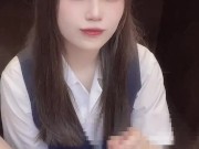 【English sub】机の下で手コキのご褒美をくれる秘書を雇ったら仕事がはかどる/hentai/日本素人美女/個人撮影/裏垢/亀頭責め/寸止め/M男【ゆなぱんちゃんねる】 5/16