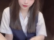 【English sub】机の下で手コキのご褒美をくれる秘書を雇ったら仕事がはかどる/hentai/日本素人美女/個人撮影/裏垢/亀頭責め/寸止め/M男【ゆなぱんちゃんねる】 9/16